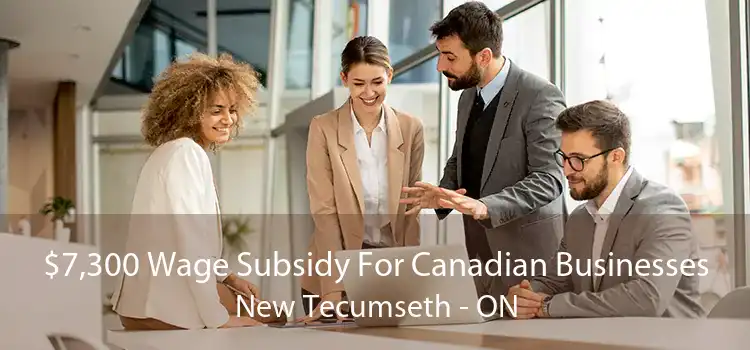 $7,300 Wage Subsidy For Canadian Businesses New Tecumseth - ON